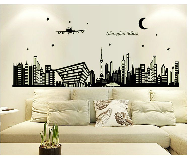 [HCM]Decal dán tường Dạ quang Thượng Hải DDQ012 (60 x 170 cm)