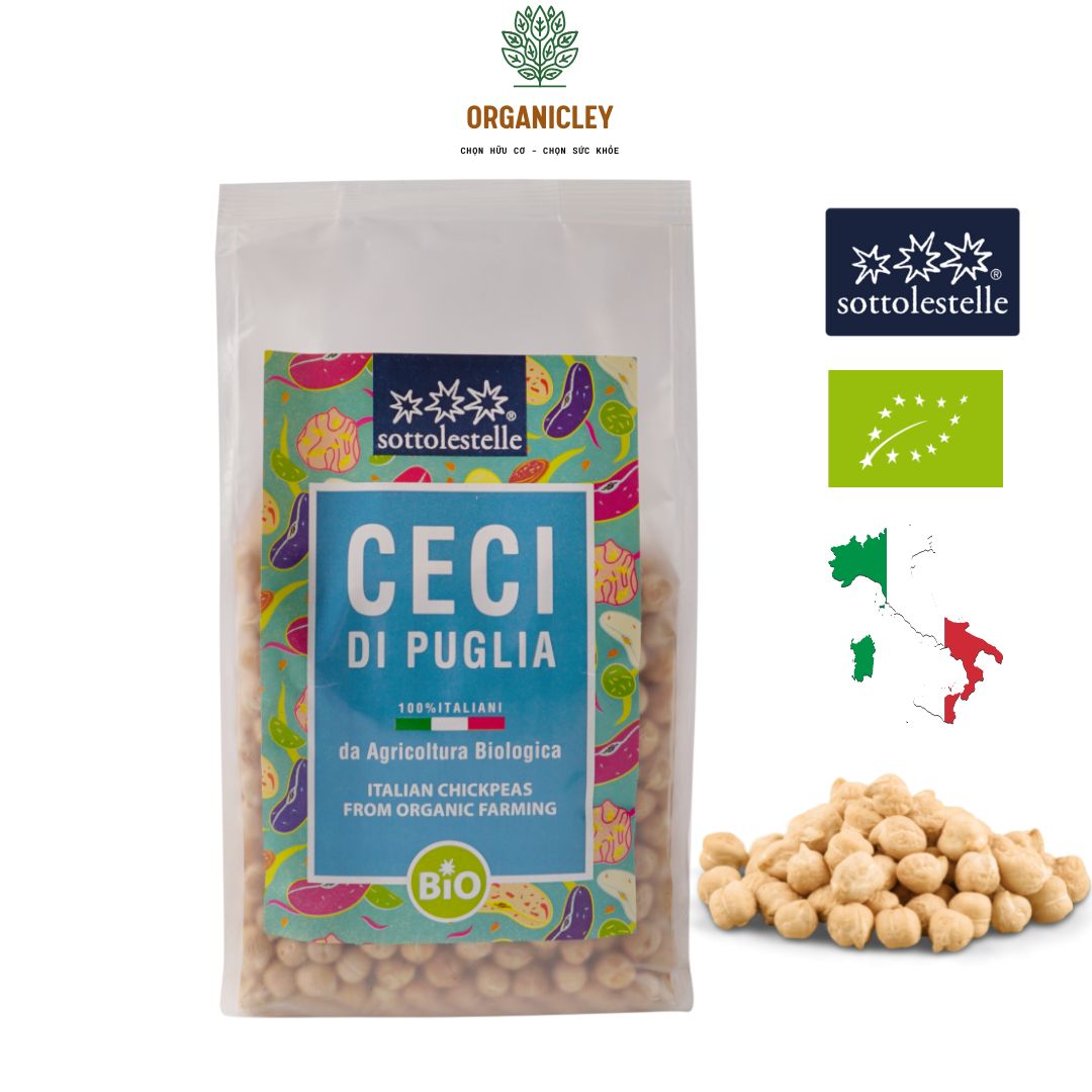 Đậu Hữu Cơ Cho Bé Ăn Dặm Sottolestelle (Đậu Gà, Đậu Lăng Đỏ, Đậu Lăng Xanh, Đậu Lăng Vàng, Đậu Nành, Đậu Hà Lan, Đậu Đỏ)