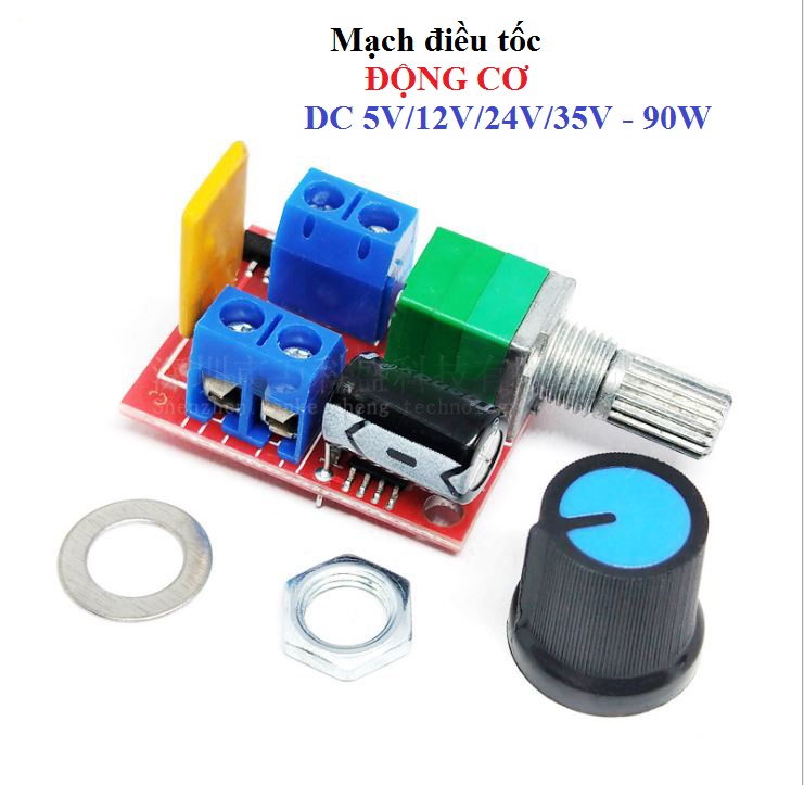 Mạch điều khiển tốc độ động cơ DC 12V-35V DC-5A