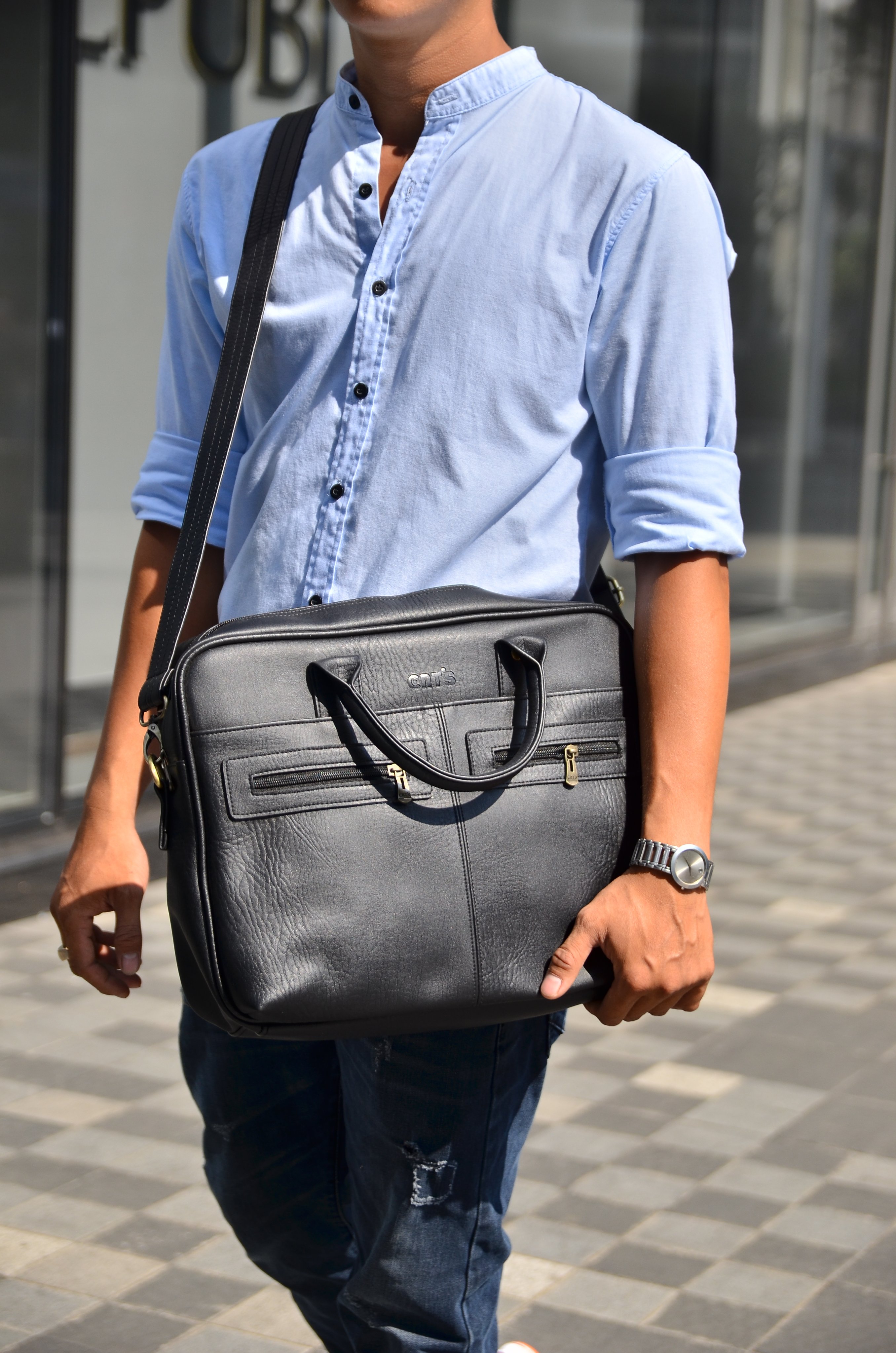 Cặp Xách Công Sở Unisex CNT HQ13 Đẳng Cấp