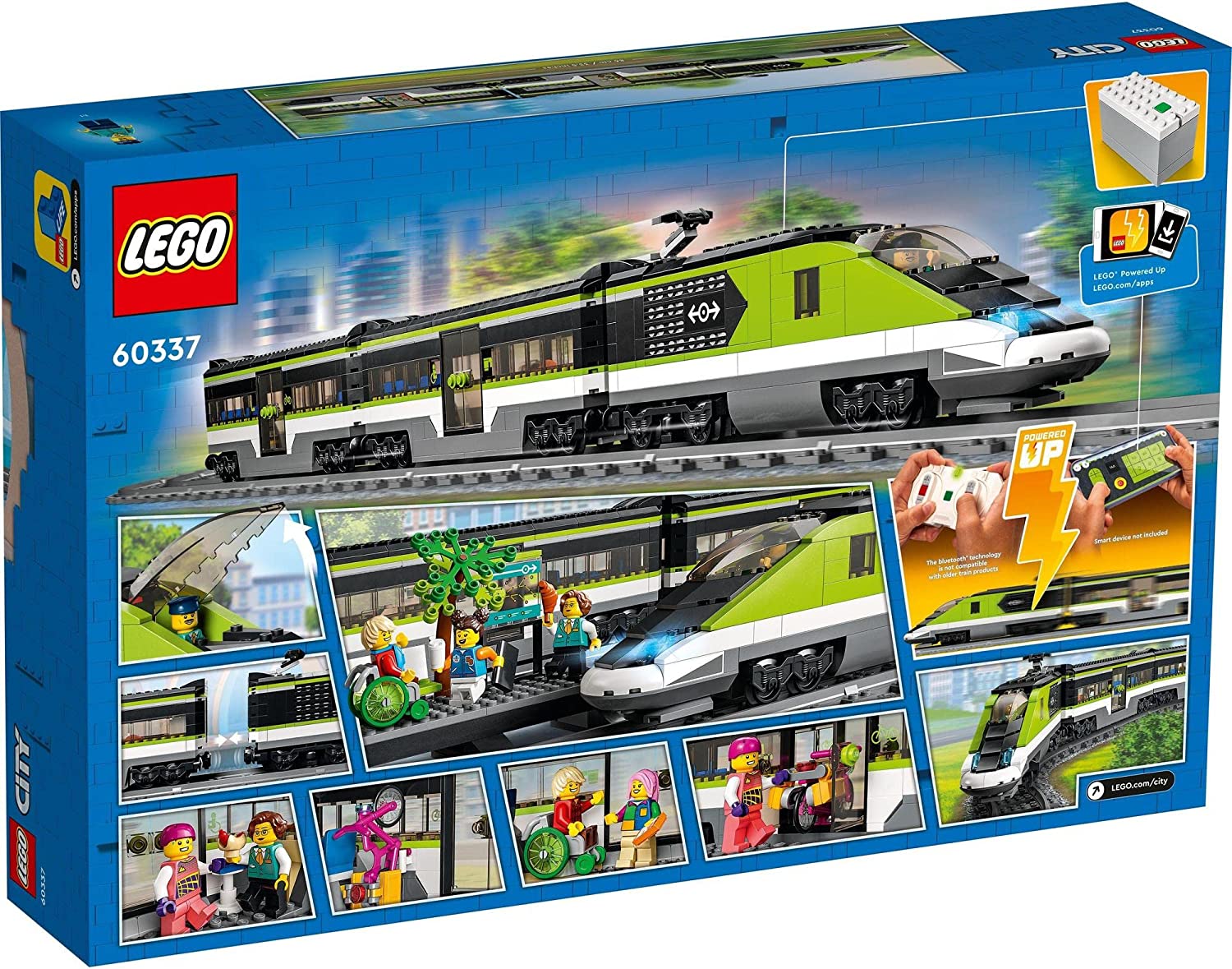 [HAPPY BRICKS] LEGO  CITY - 60337 - TÀU KHÁCH TỐC HÀNH