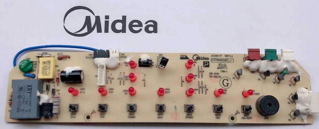 [Hcm]Midea Ac100-U Steam Fan Circuit Board