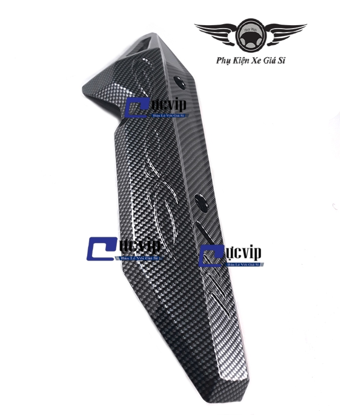 Bộ 4 món Carbon Cho Xe Vario 2018 - 2020 (Gồm : Ốp Pô + Chụp Đích Pô + Chụp Mỏ Dè Trước Sau) MS2839