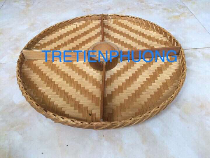 Mẹt tre chia ngăn D25cm