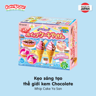 [HCM] Kẹo đồ chơi sáng tạo ăn được Popin Cookin Thế Giới Kem Chocolate - Whip Cake Ya San chính hãng thumbnail