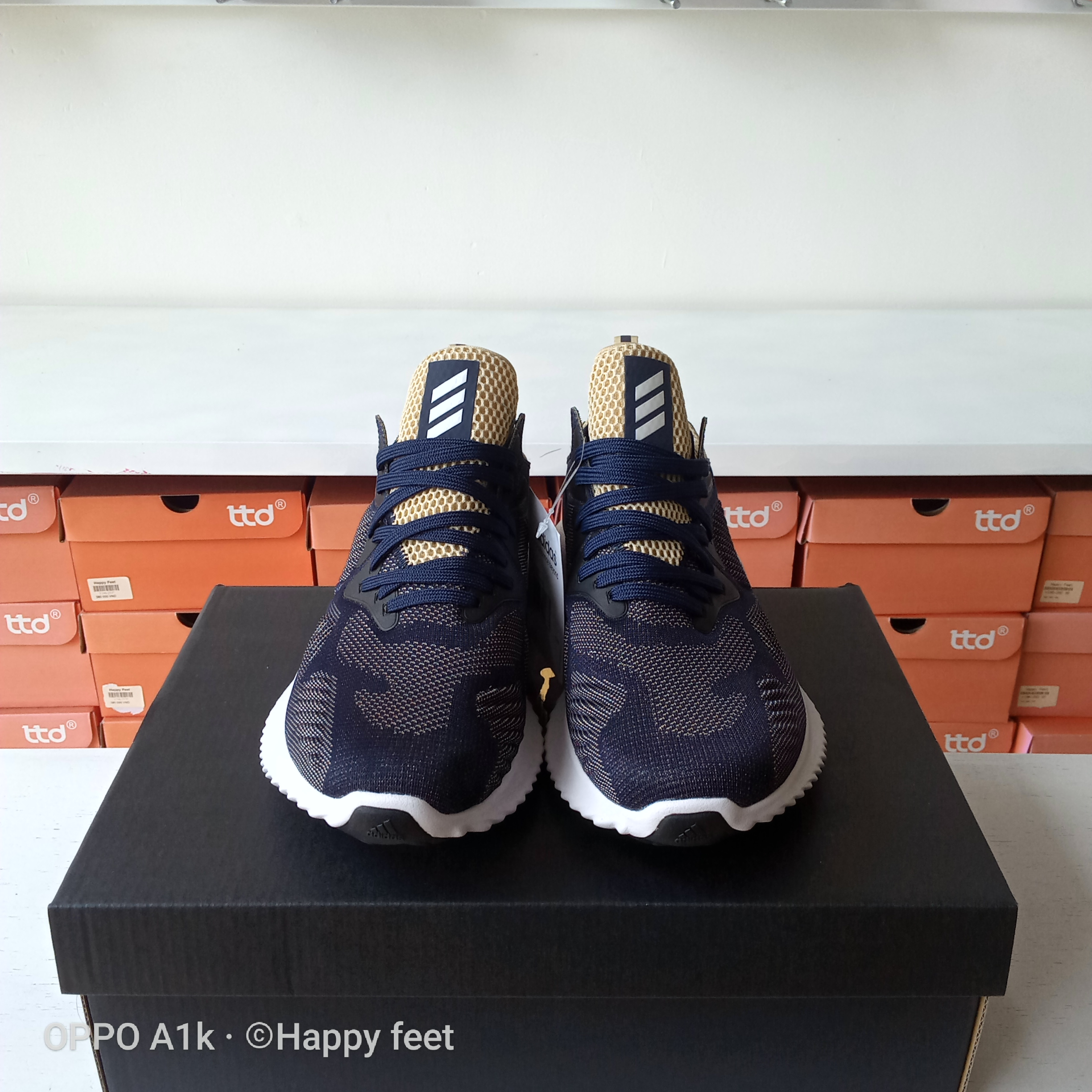 Giày Adidas Alphabounce Beyond xanh sọc