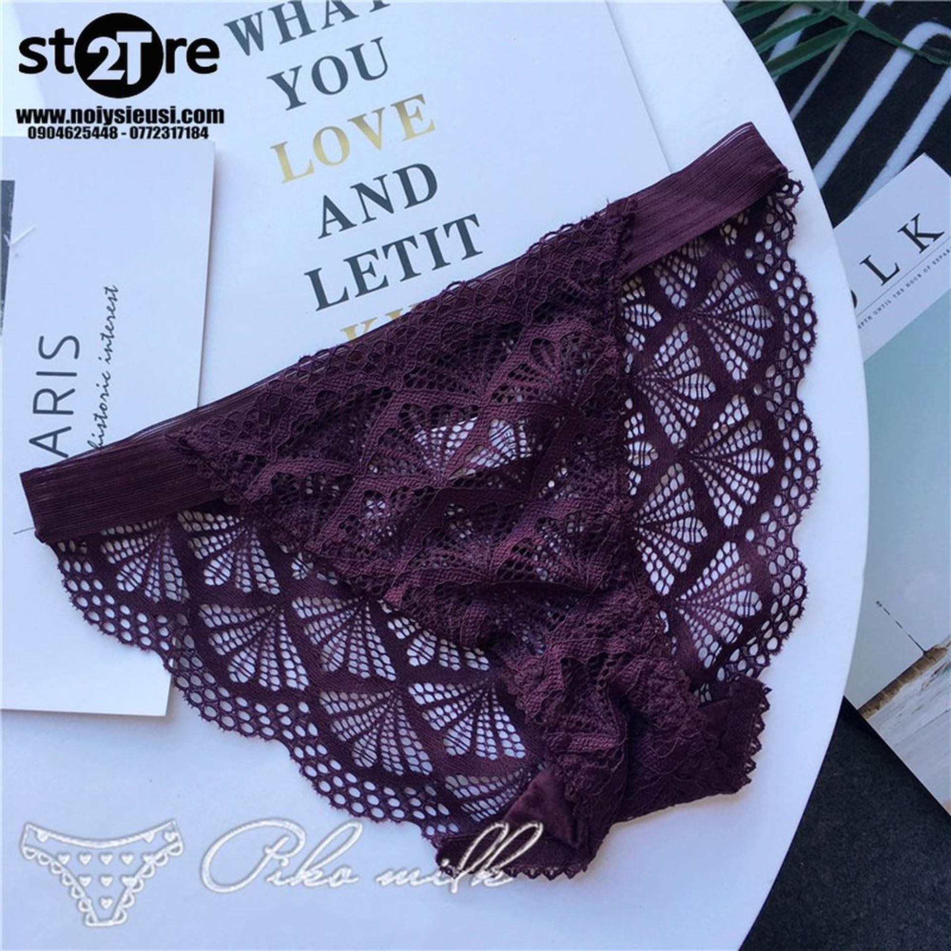 [4.4 HOÀN TIỀN 15%]COMBO 10 QUẦN LÓT NỮ REN SEXY 0370