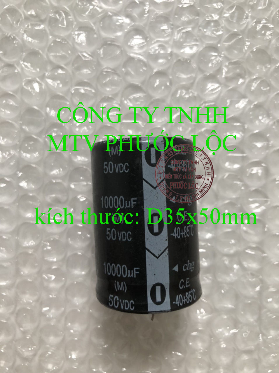 Tụ lọc nguồn điện 50vdc-10000uf