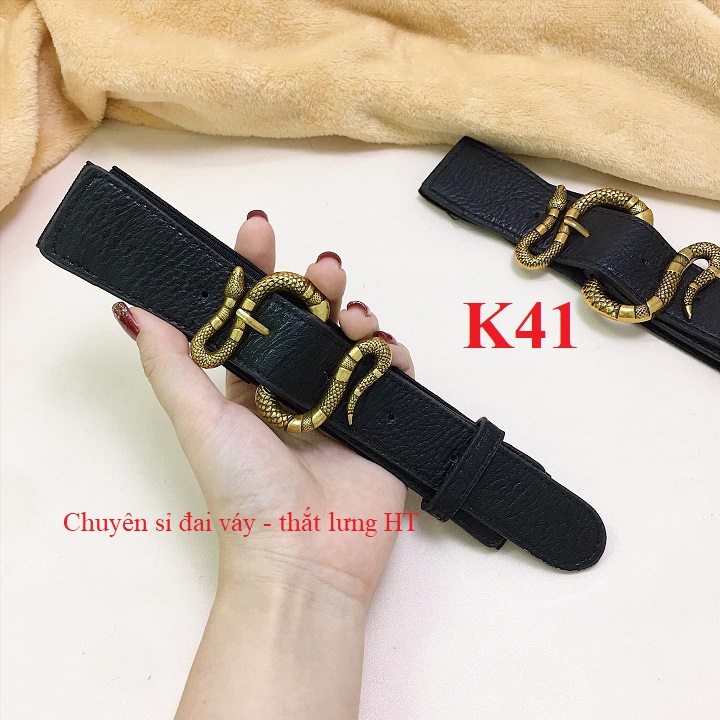 Đai váy belt RẮN LƯỢN 3cm K41