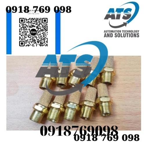 Hàng xịn giảm thanh khí nén bằng đồng bsl đầy đủ kích thước ren giá sỉ