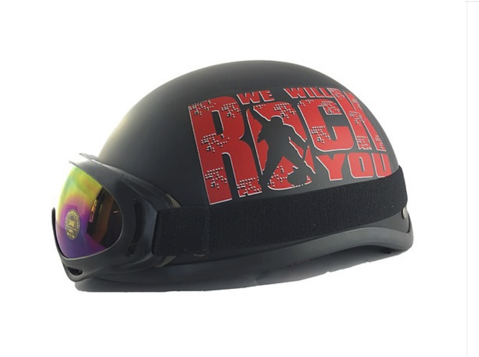 Nón Bảo Hiểm Rock Có Kính Phượt
