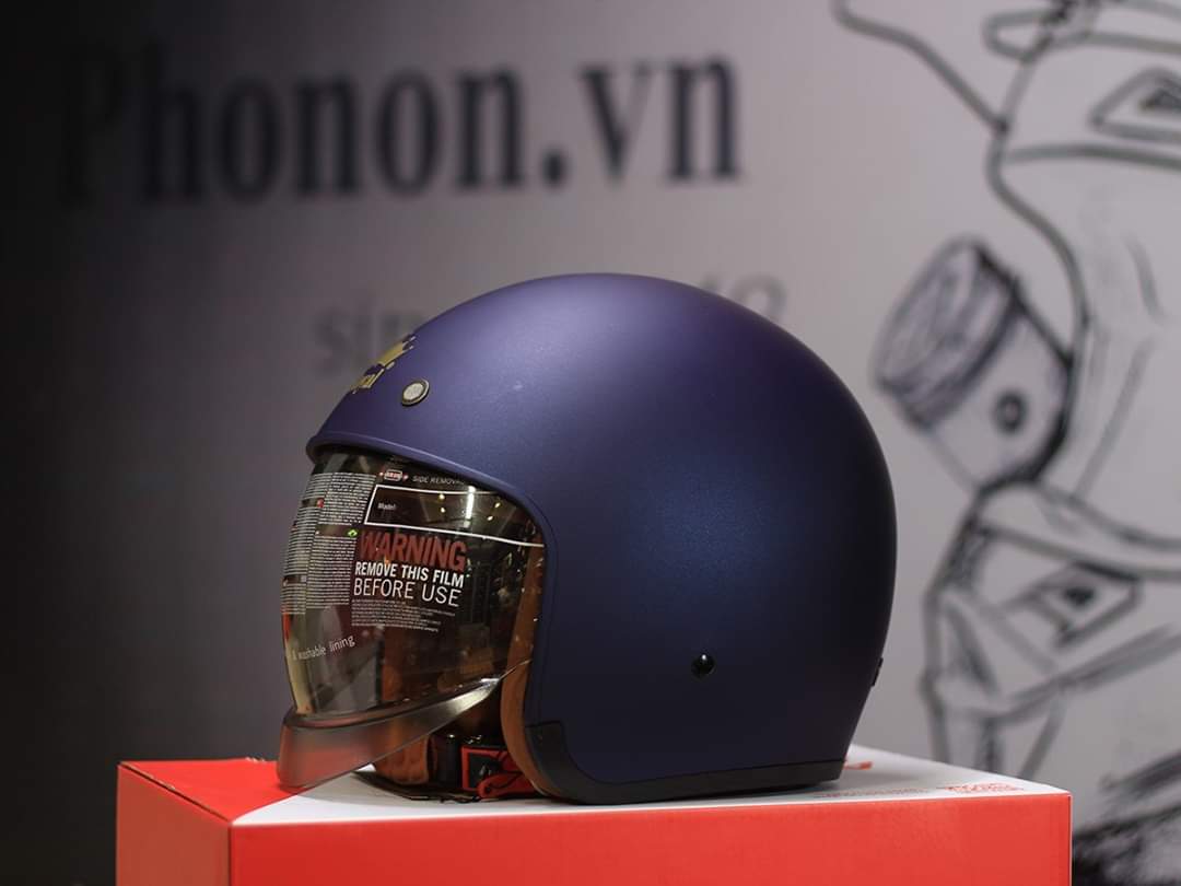 Mũ Bảo Hiểm ROYAL M139 KÍNH DẤU /Bảo Hành 12 Tháng (MÀU XANH ĐEN)