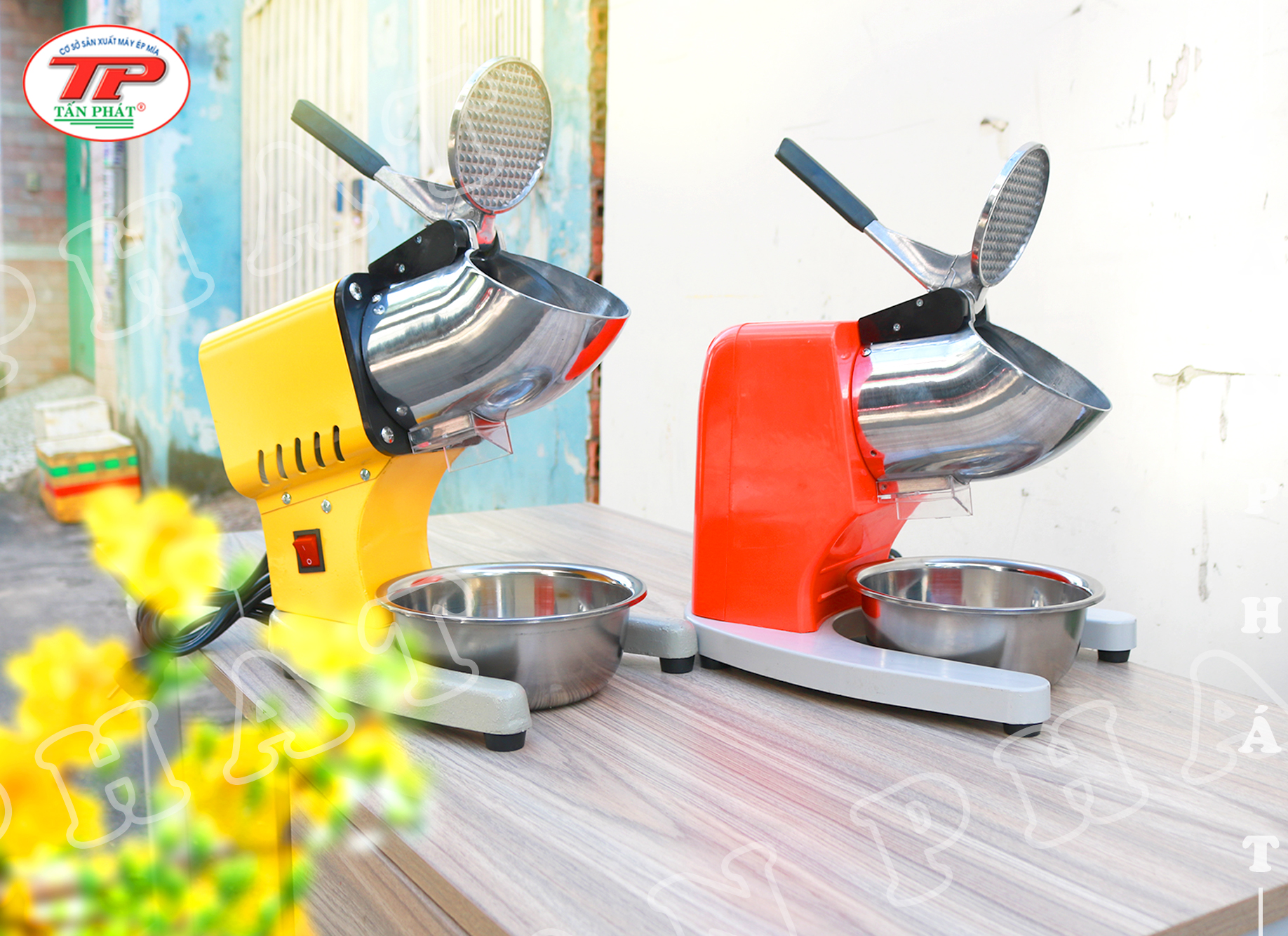 [HCM]Máy bào đá tuyết 2 lưỡi dao hàng Liên Hưng