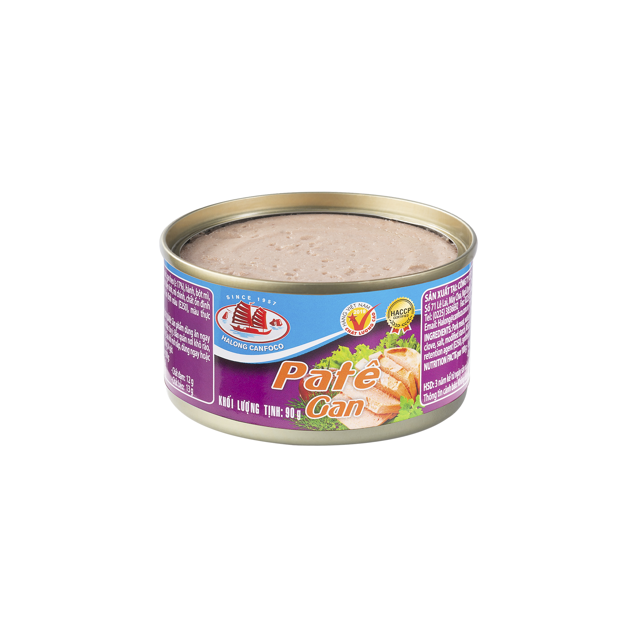 Pate gan heo 90g - Đồ Hộp Hạ Long