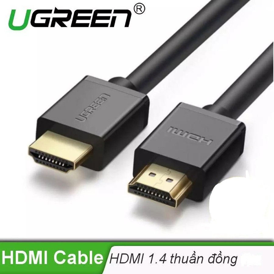 Cáp HDMI Ugreen 10107 dài 2m hỗ trợ 3D,4K cao cấp - Hapustore