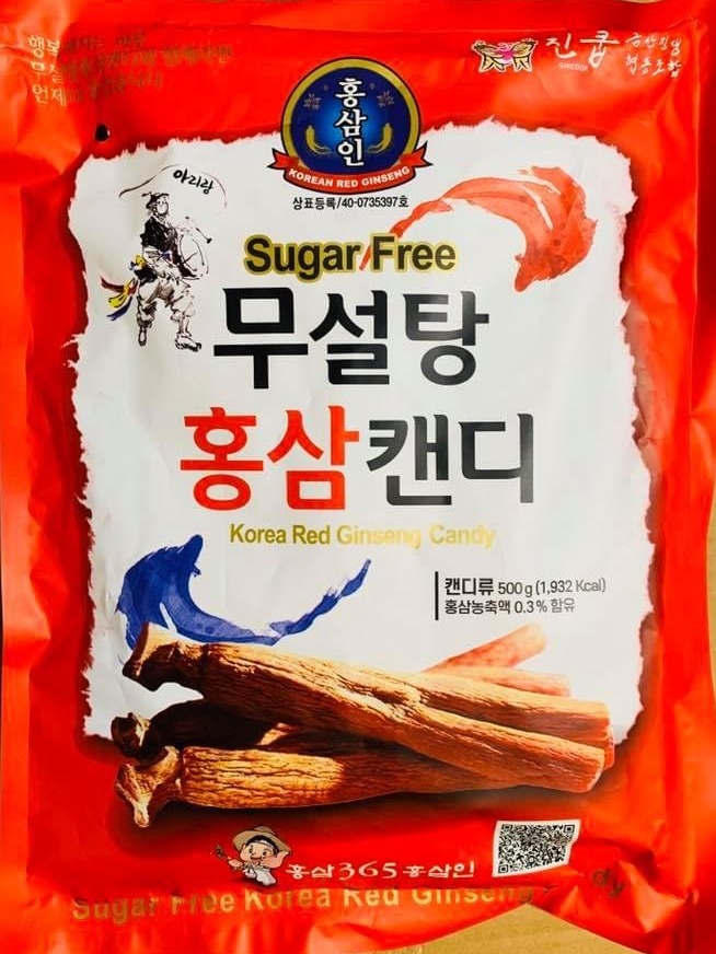 [HCM]kẹo hồng sâm không đường