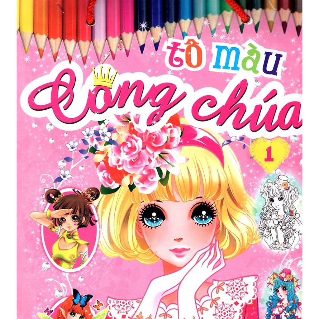Sách - Bộ Túi Tô Màu Công Chúa (Tập 1)