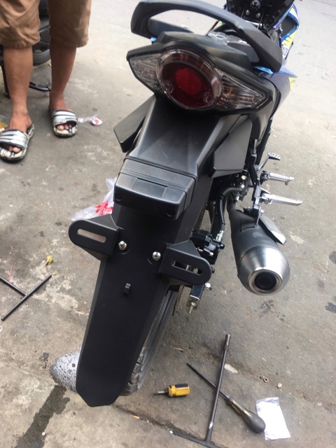 Bộ Dè Sau gắn xe Raider Fi, Satria Fi