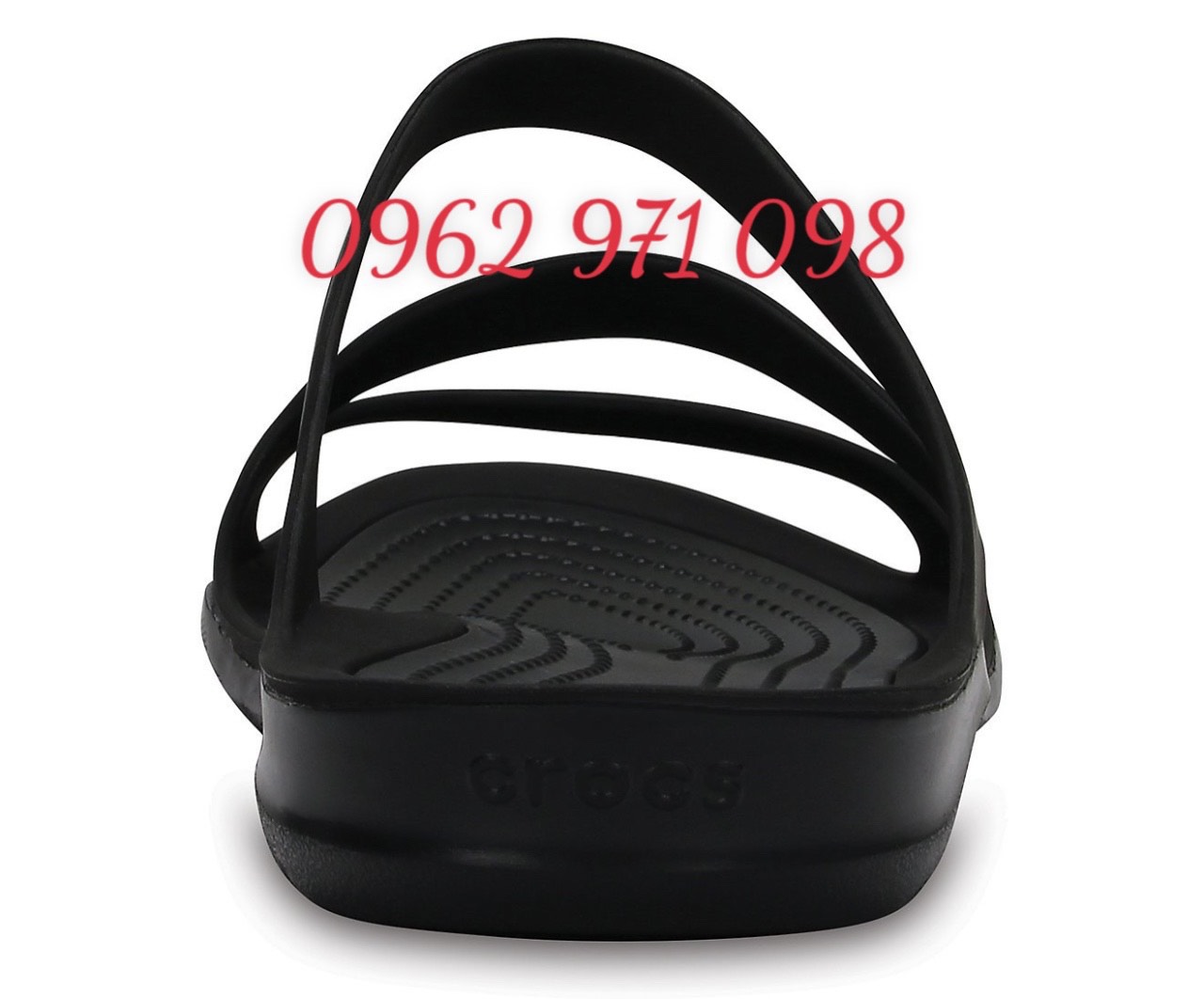 Dép lê Wave Swiftwater Crocs (Đen/Đen)