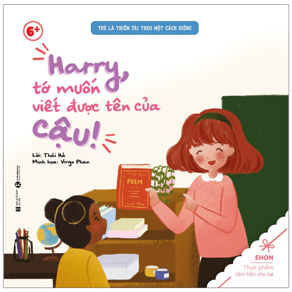Fahasa - ehon - trẻ là thiên tài theo một cách riêng - harry tớ vuốn viết được tên của cậu!