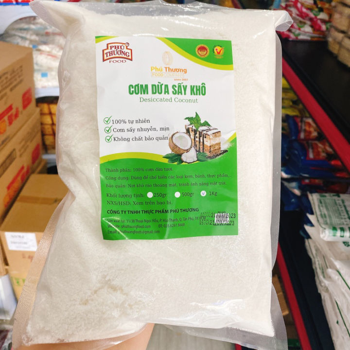 Cơm Dừa Sấy Mịn Phú Thương 1kg