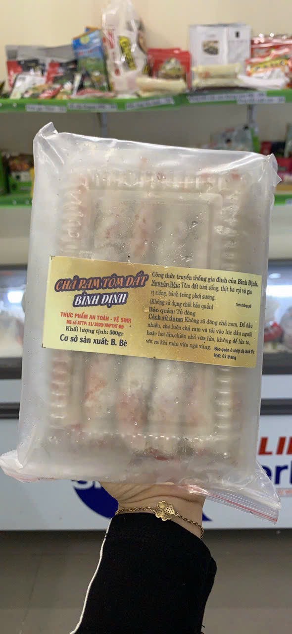 Chả ram tôm đất Bình Định 500g