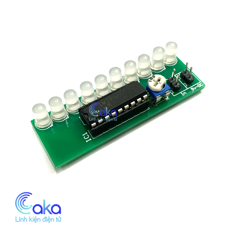 Mạch nháy theo nhạc LM3915 V1
