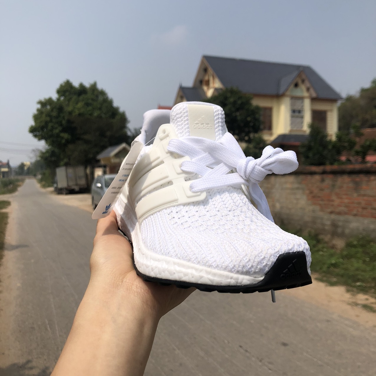 Giày Thể Thao U.B Màu Trắng Full Box