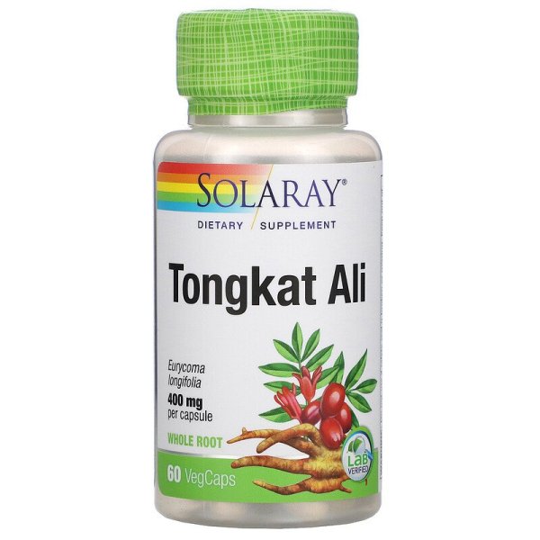 100% Thuần Chay - Hỗ trợ tăng cường sức khỏe nam giới - Viên uống Tongkat Ali 400mg 60 Viên [DATE 10/2024] cao cấp
