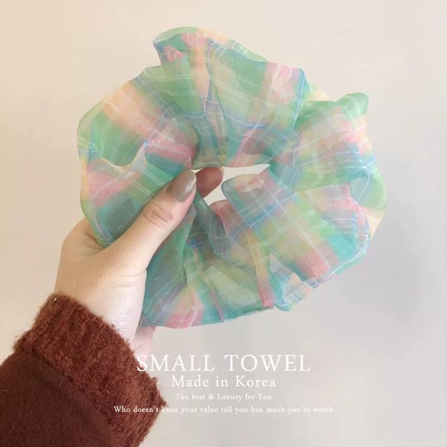 Cột Tóc Scrunchies - Voan Bồng