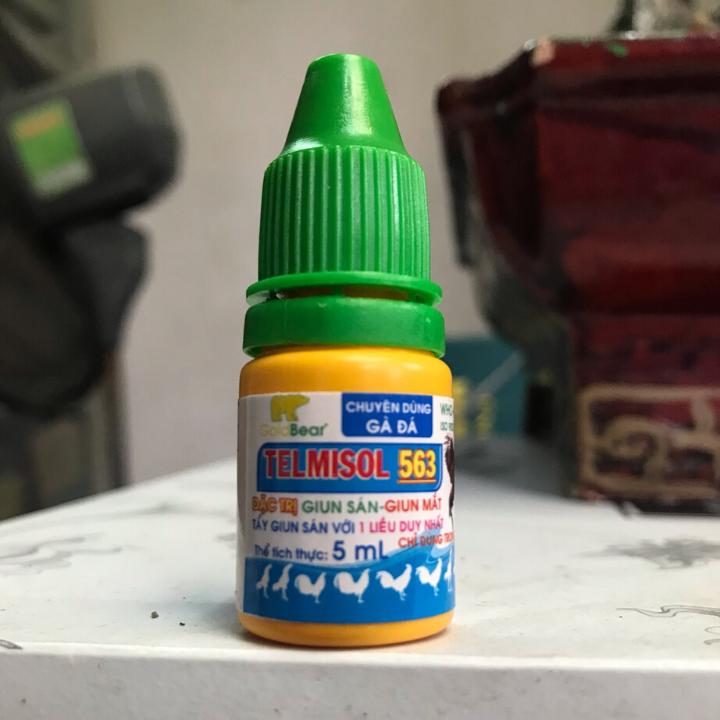 Telmisol 563 [5 ml] Thuốc tẩy giun sán, giun mắt gà đá