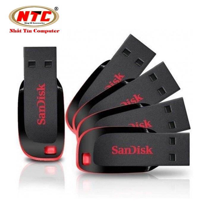 USB Sandisk Cruzer Blade CZ50 64GB (Đen) - Nhat Tin Authorised Store