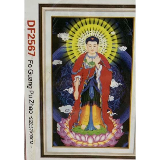 Tranh đính đá Phật chưa đính DF2567