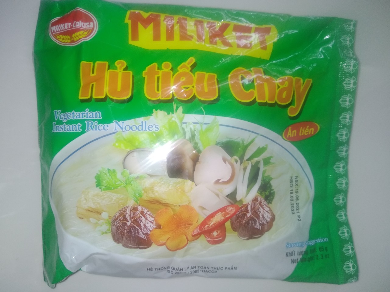 Hủ Tiếu Chay Miliket (thùng 30 gói)