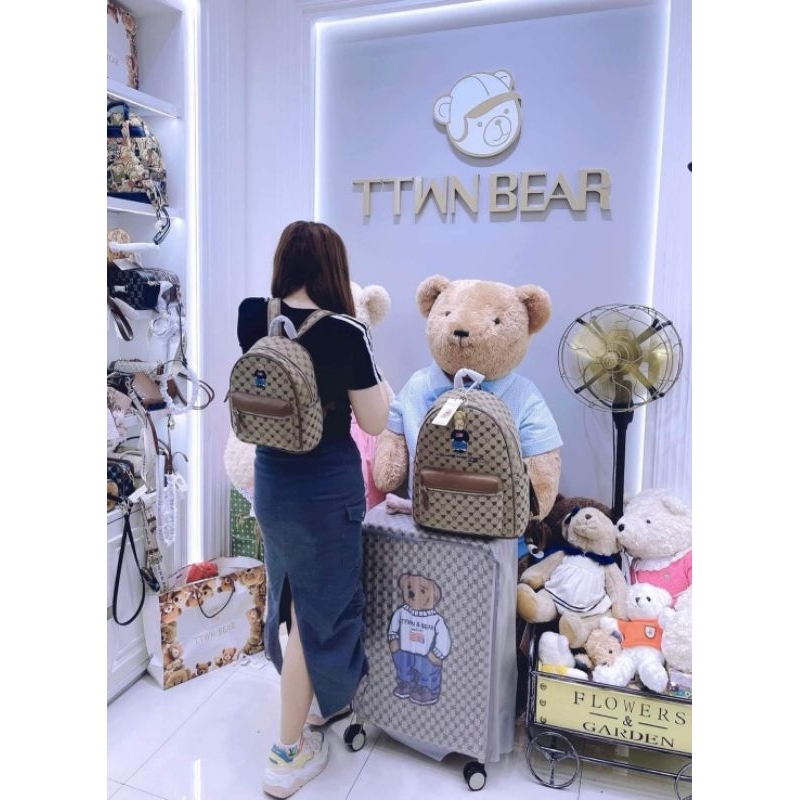 BALO XANH JEAN TTWN BEAR SIZE M VÀ XL ( SẴN SHIP HỎA TỐC )
