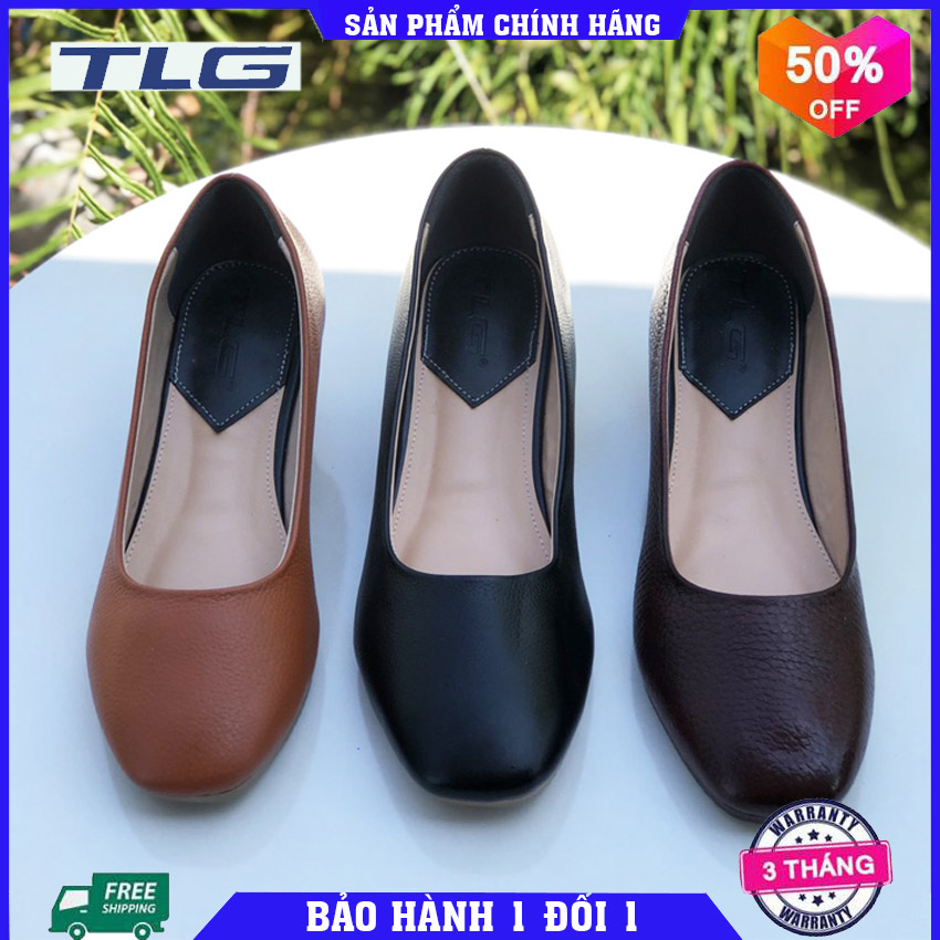 Giày búp bê da nữ đế xuồng cao cấp Đồ Da Thành Long TLG 20757