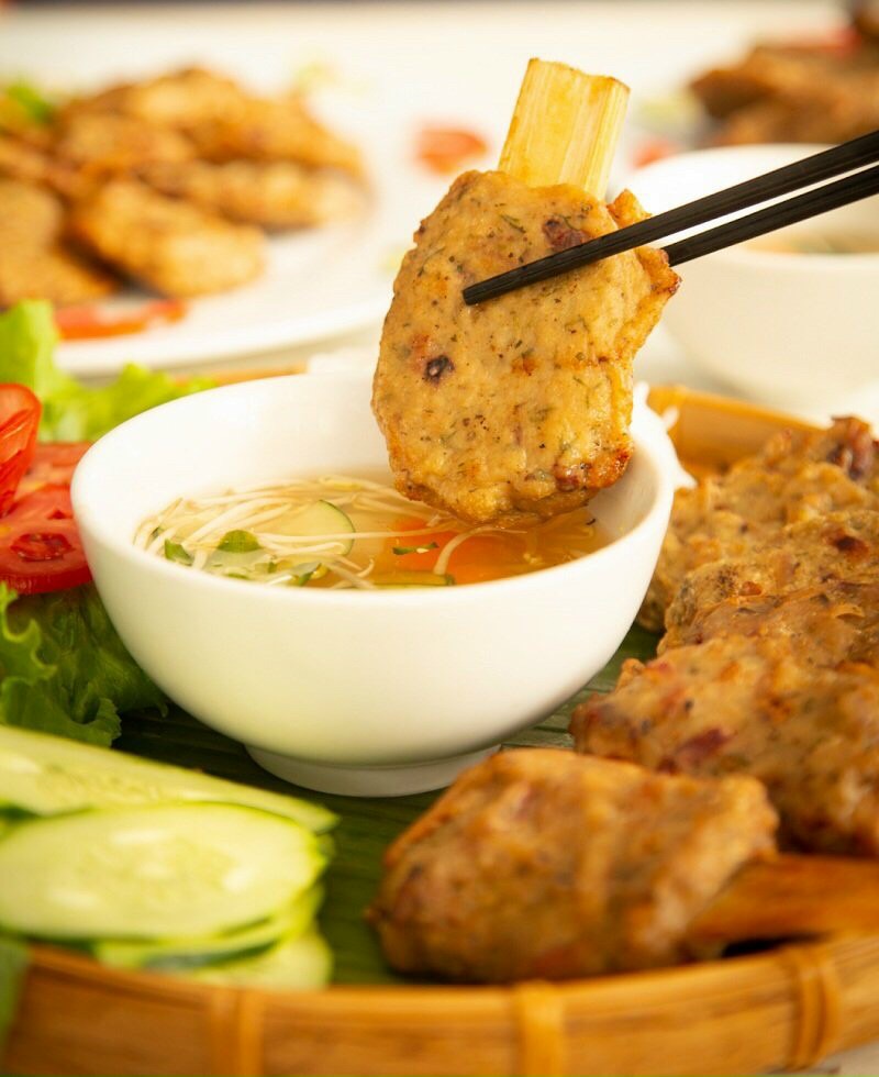 1Kg Chả Mực cuộn mía