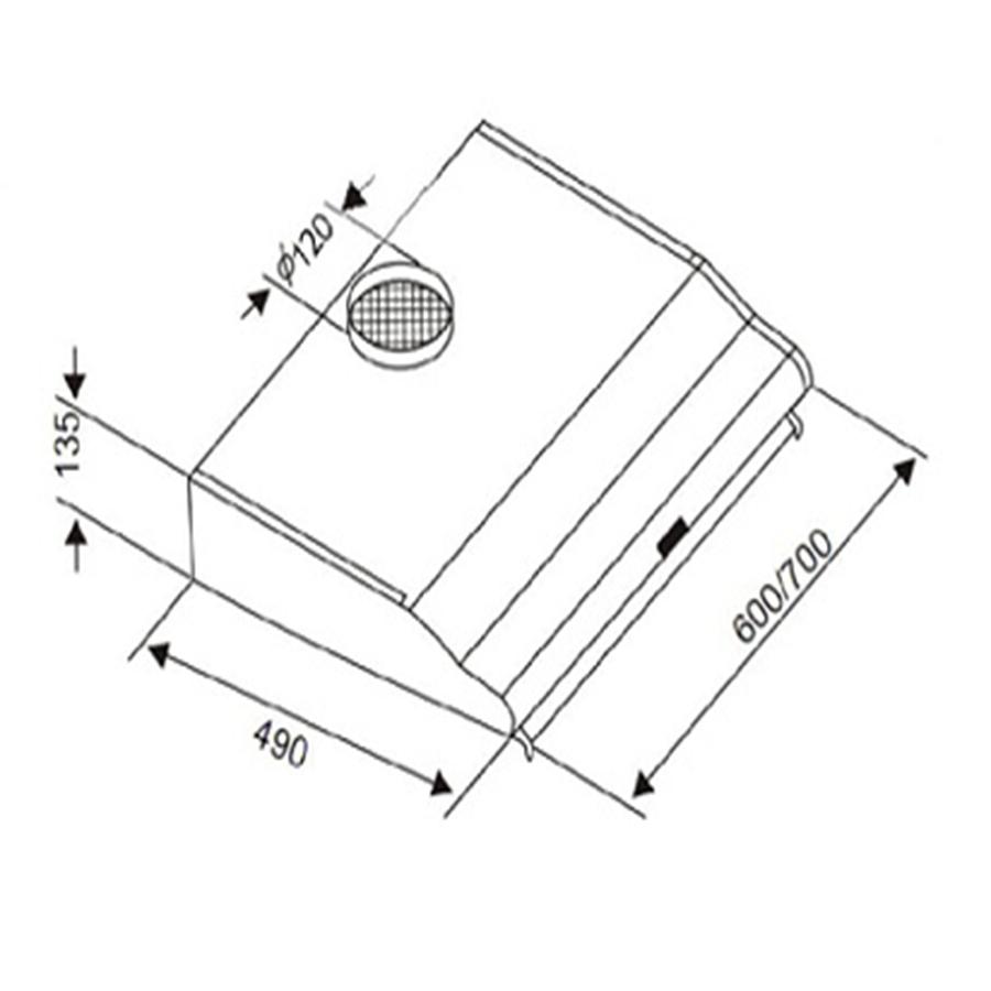 Máy Hút Mùi Canzy Cz 60i (Inox)