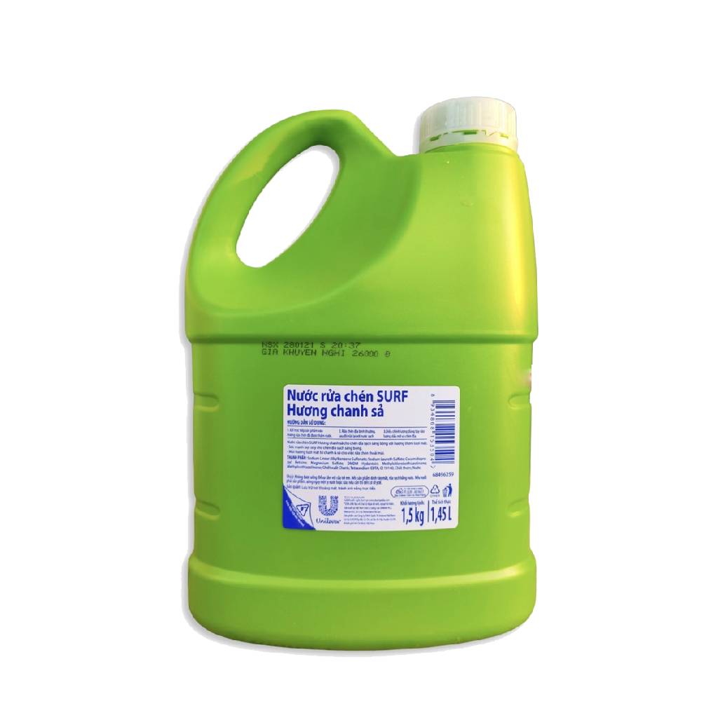 Nước Rửa Chén Surf Hương Chanh Sả 1.5kg