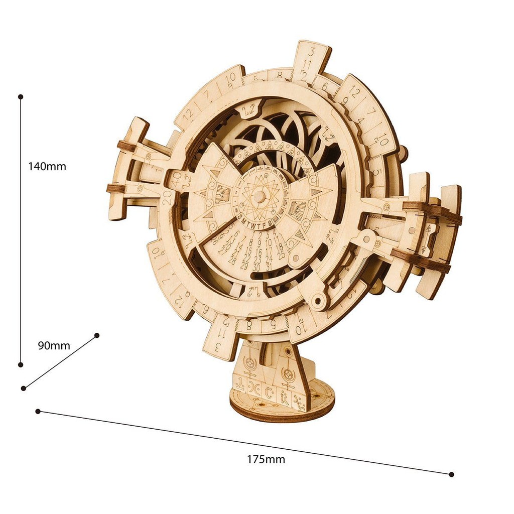 Mô Hình 3D Gỗ Robotime Lịch Vạn Niên (Perpetual Calendar) LK201