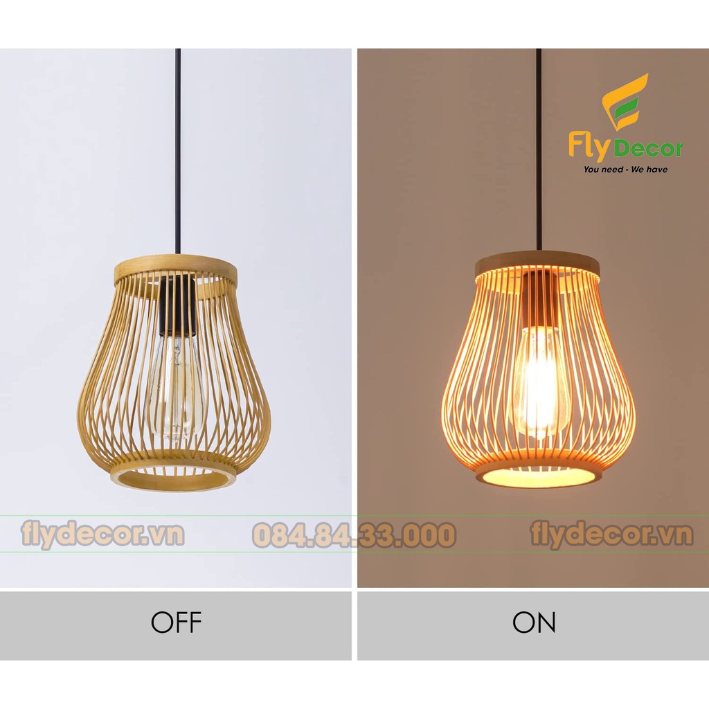 Đèn mây tre trang trí thả trần cột, trần, đèn để bàn tre (Hàng xuất khẩu)