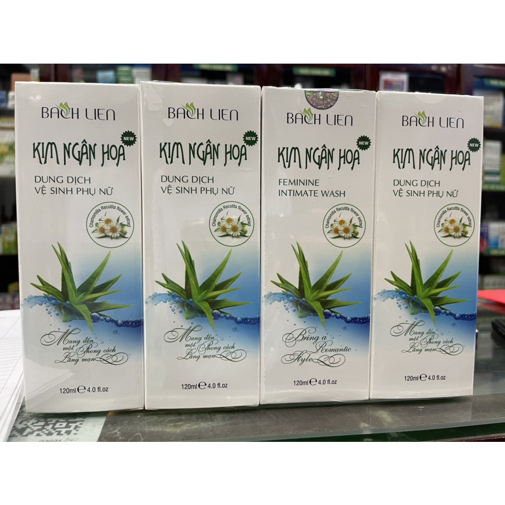 Dung dịch vệ sinh phụ nữ bạch liên - kim ngân hoa 125ml