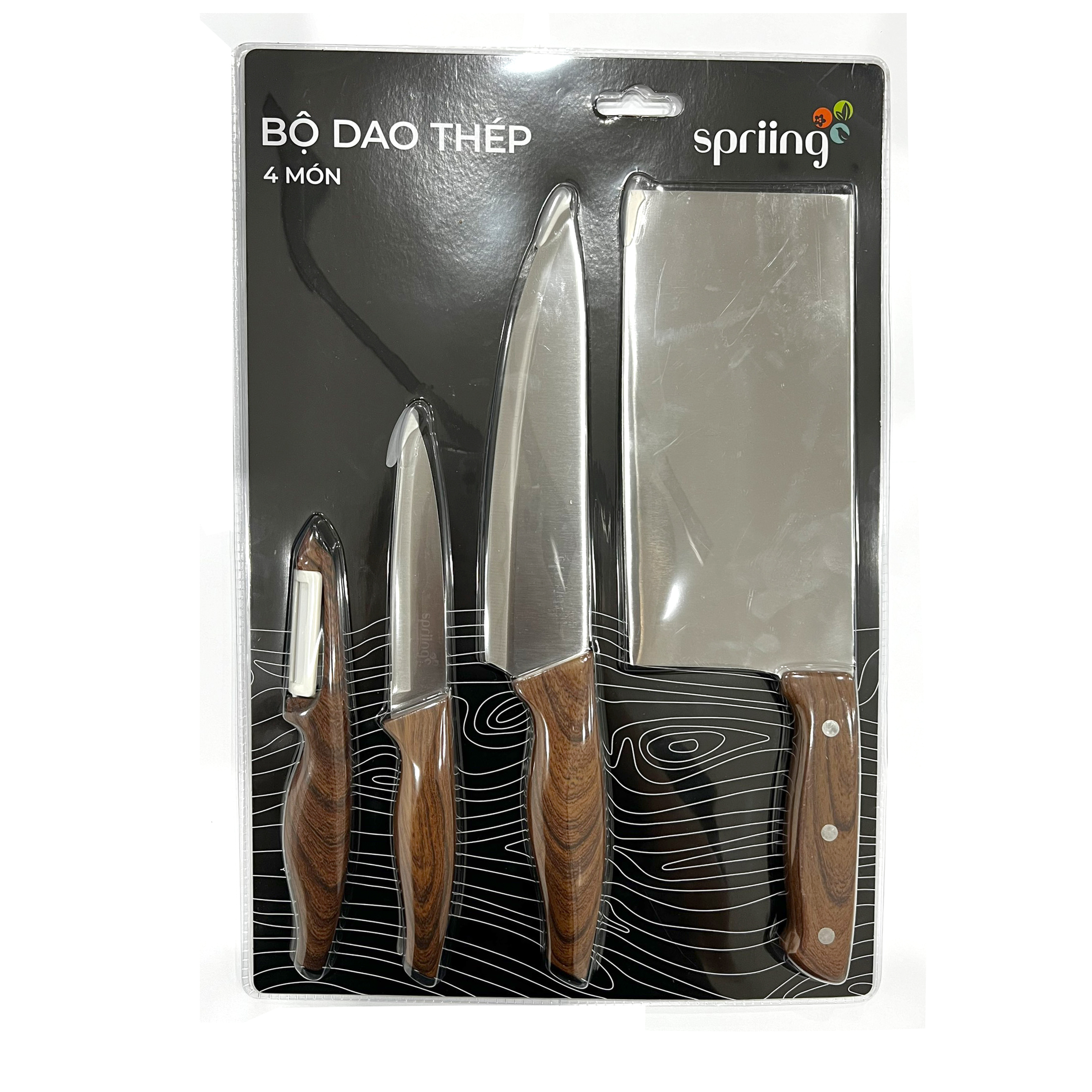 Bộ dao thép 4 món