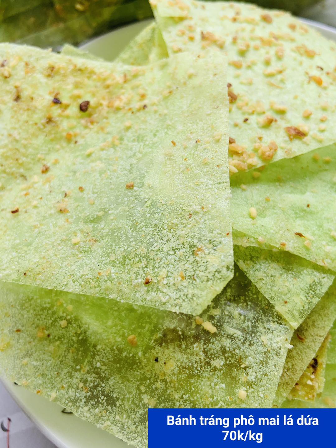 [500GR]Bánh Tráng Miếng Trộn Phô Mai Dứa Ngon