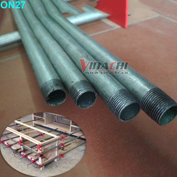 Ống nước tiện ren phi 27 dài 1m