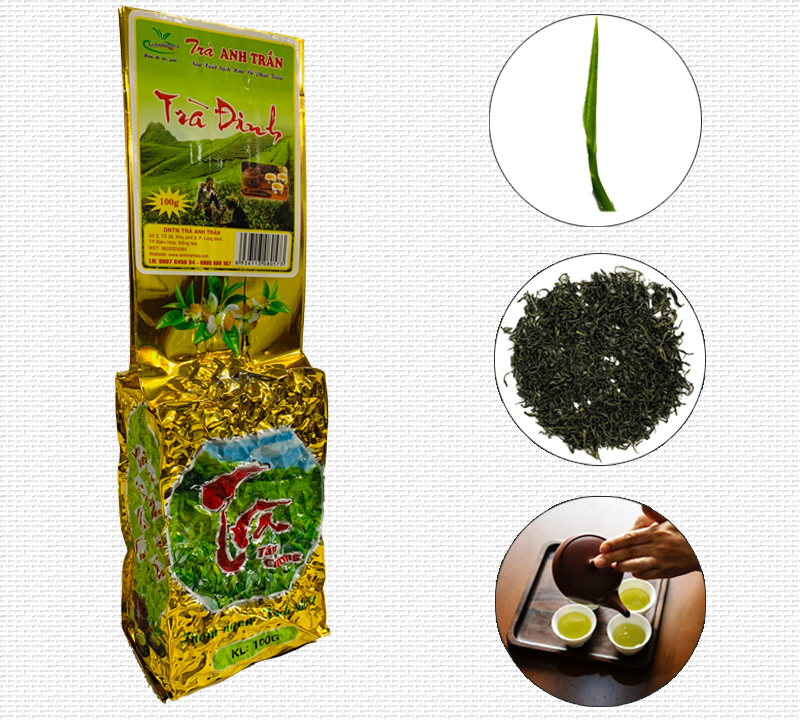 Trà Đinh Tân Cương Thái Nguyên 100gram  [Trà thái nguyên cao cấp]