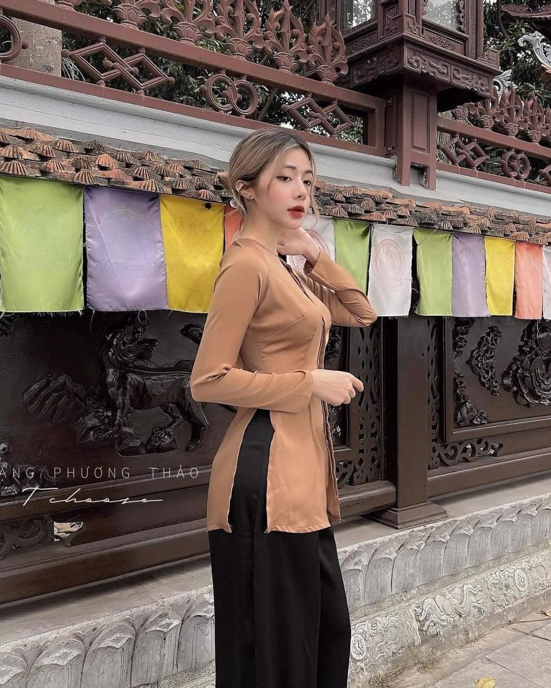 [HCM]SET ĐỒ LAM ĐI CHÙA CAO CẤP