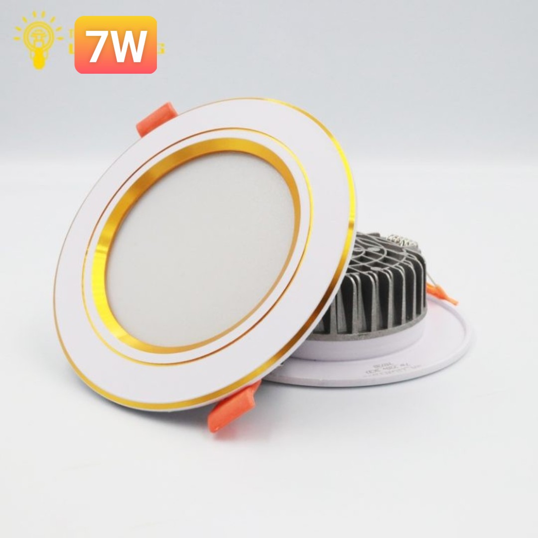 đèn âm trần 9w ánh sáng vàng