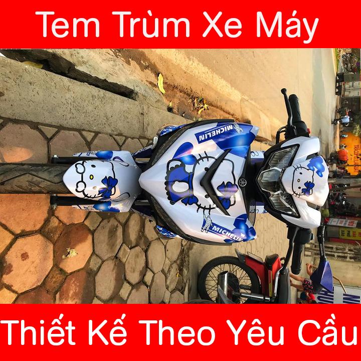 Tem Trùm Dán Xe Exciter 150 Kitty