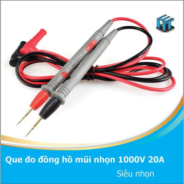 Que đo đồng hồ mũi nhọn 1000V 20A